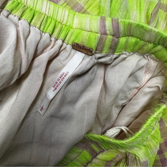 Free people the modern pinafore Plaid Midi Dress size L - Picture 7 of 11